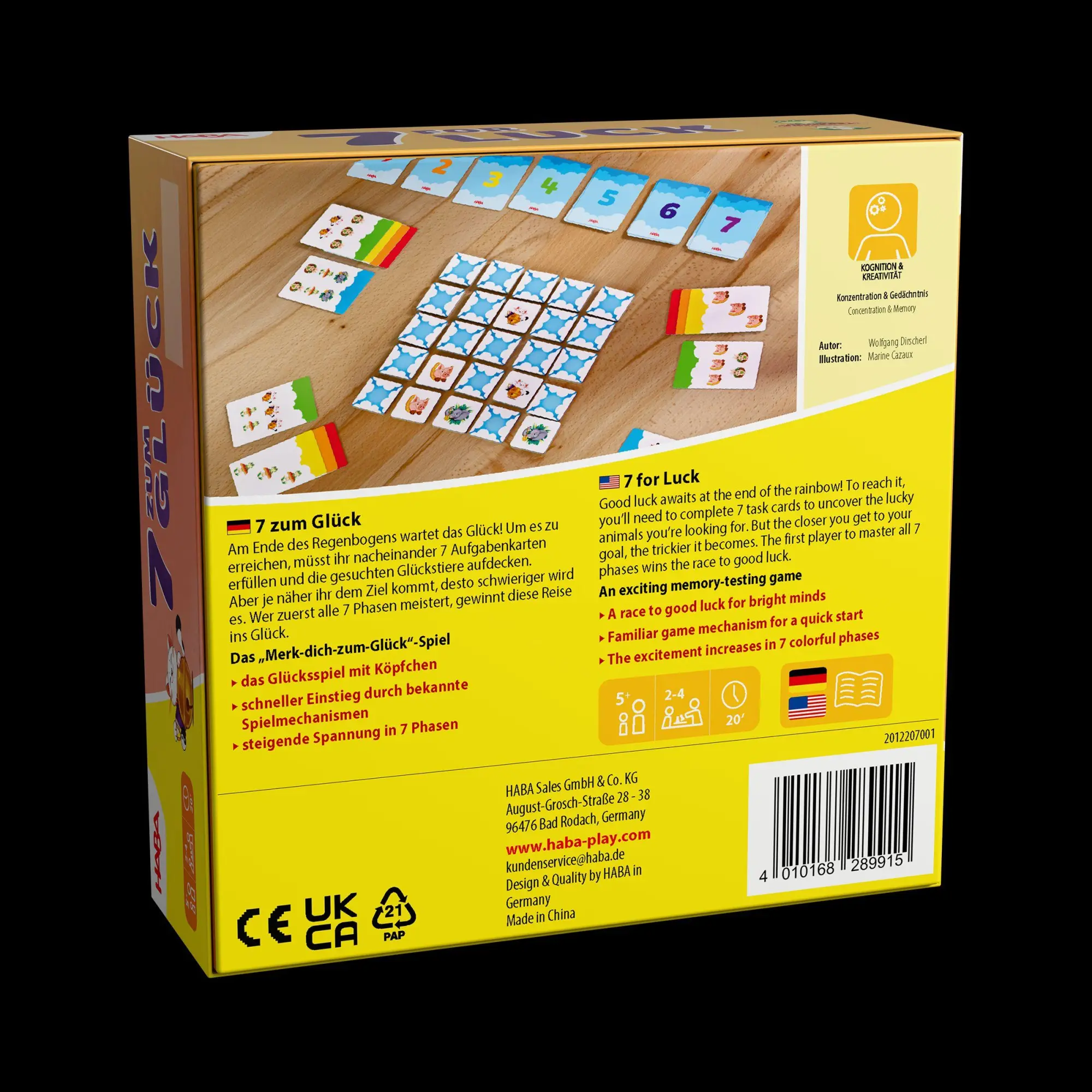 Bild: 4010168289915 | 7 zum Glück | Spiel | Deutsch | 2026 | HABA Sales GmbH &amp; Co.KG