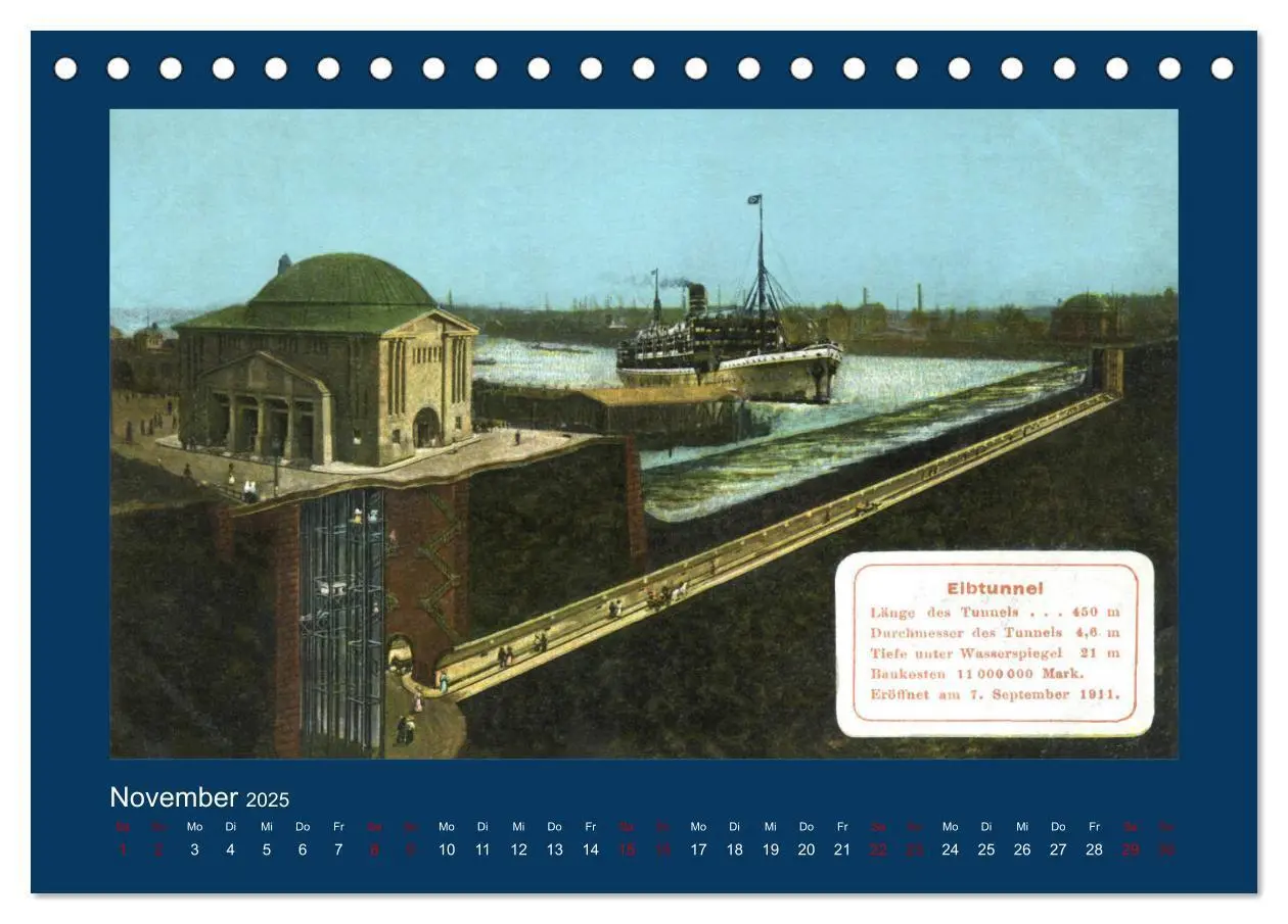 Bild: 9783435259915 | Lebendiges Hamburg von 1888 bis 1918 (Tischkalender 2025 DIN A5...