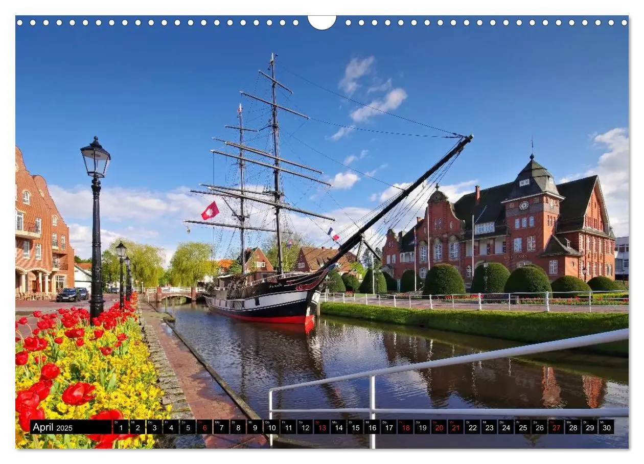 Bild: 9783435499915 | Papenburg und das Rheiderland (Wandkalender 2025 DIN A3 quer),...