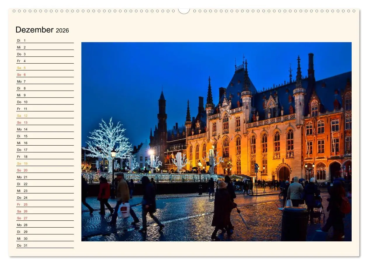 Bild: 9783457969915 | Brügge - Venedig des Nordens (hochwertiger Premium Wandkalender...
