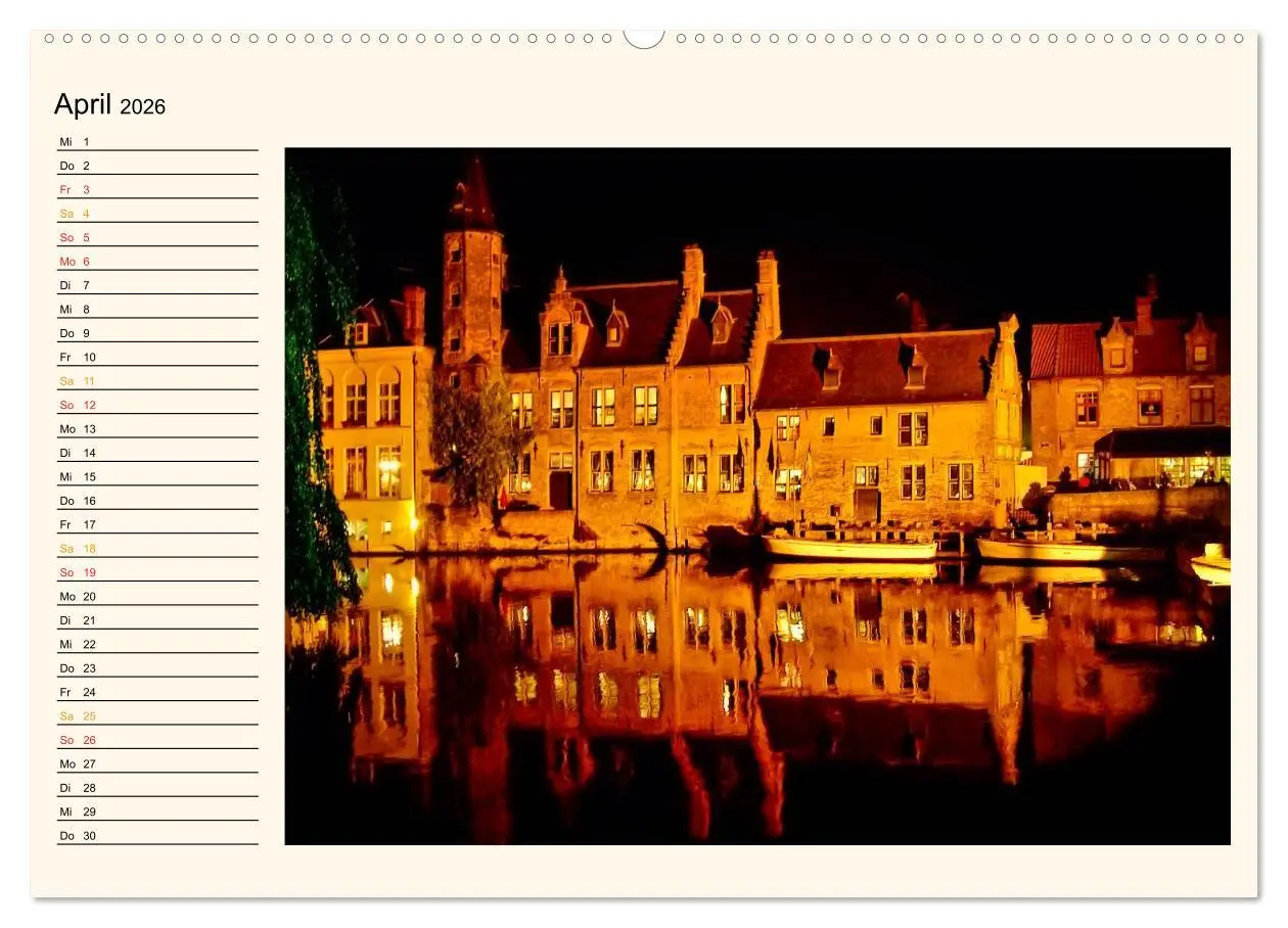 Bild: 9783457969915 | Brügge - Venedig des Nordens (hochwertiger Premium Wandkalender...