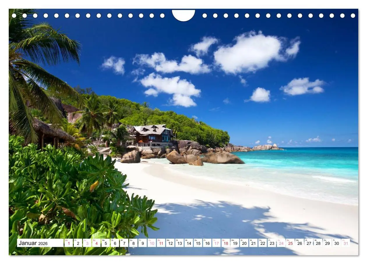 Bild: 9783516059915 | Seychellen Strandfeeling (Wandkalender 2026 DIN A4 quer), CALVENDO...