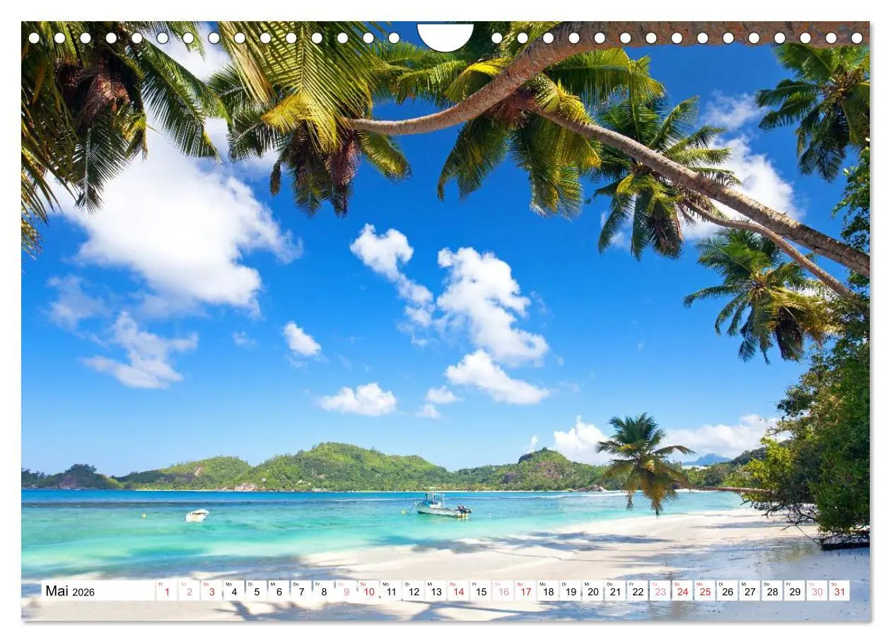Bild: 9783516059915 | Seychellen Strandfeeling (Wandkalender 2026 DIN A4 quer), CALVENDO...