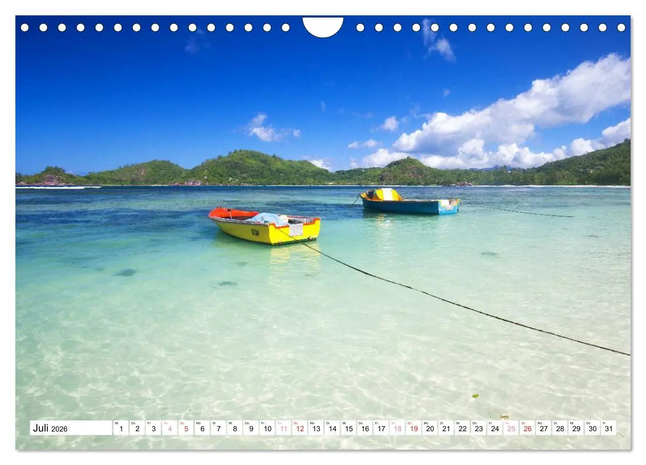 Bild: 9783516059915 | Seychellen Strandfeeling (Wandkalender 2026 DIN A4 quer), CALVENDO...