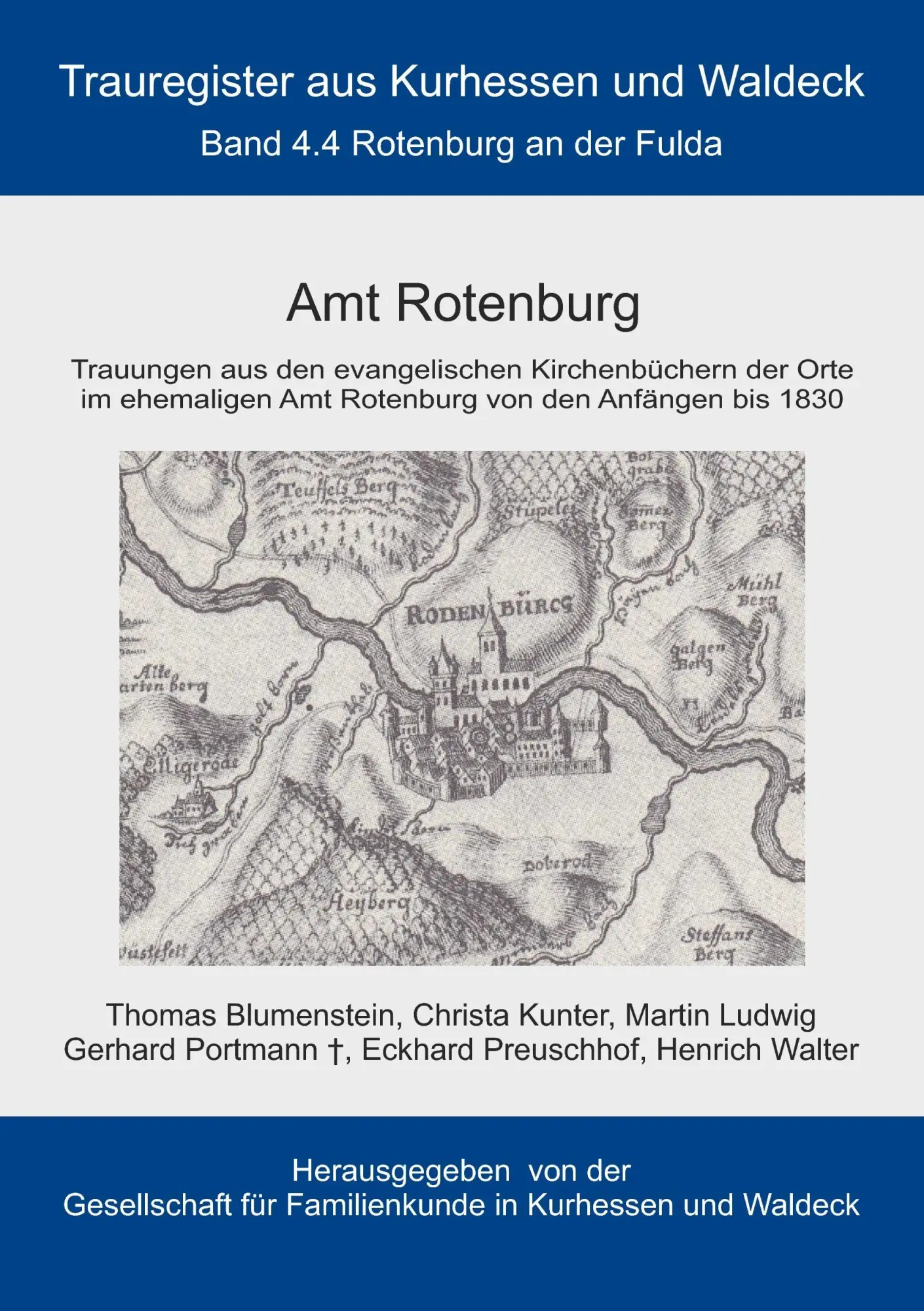 Cover: 9783735779915 | Amt Rotenburg | Trauregister von Kurhessen und Waldeck, Band 4.4