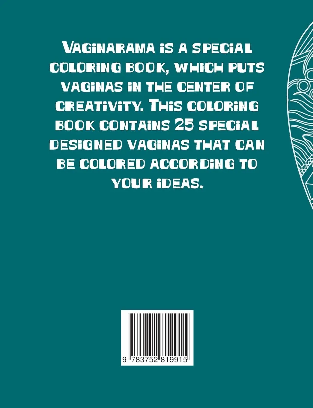 Rückseite: 9783752819915 | Vaginarama - A Special Vagina Coloring Book | Massimo Wolke | Buch