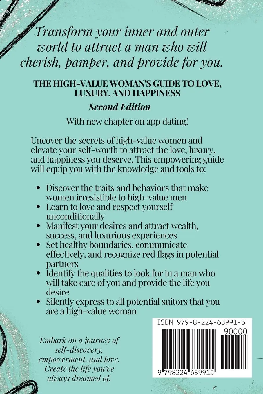 Rückseite: 9798224639915 | The High-Value Woman's Guide to Love, Luxury, and Happiness | Rini