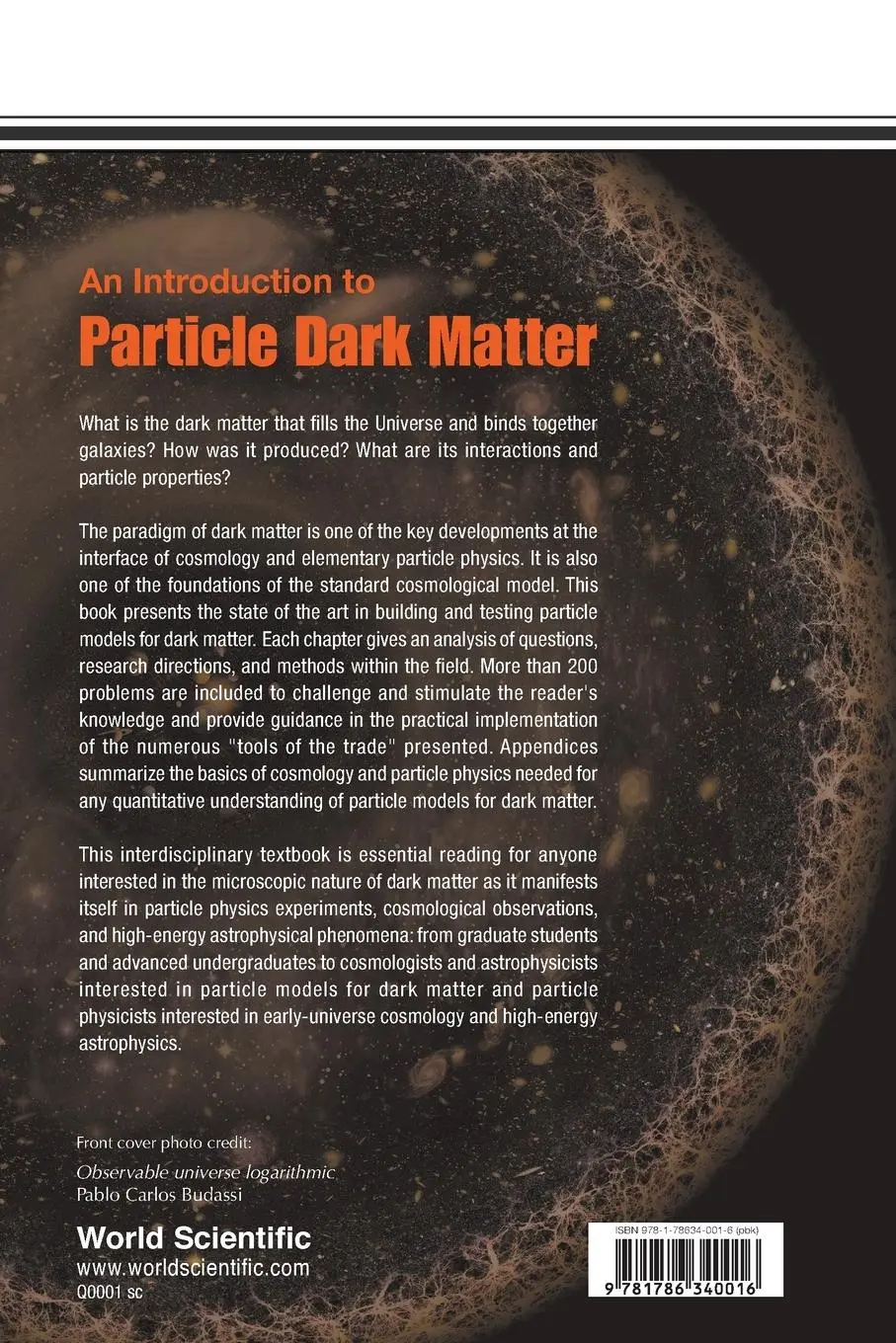 Rückseite: 9781786340016 | INTRODUCTION TO PARTICLE DARK MATTER, AN | Stefano Profumo | Buch
