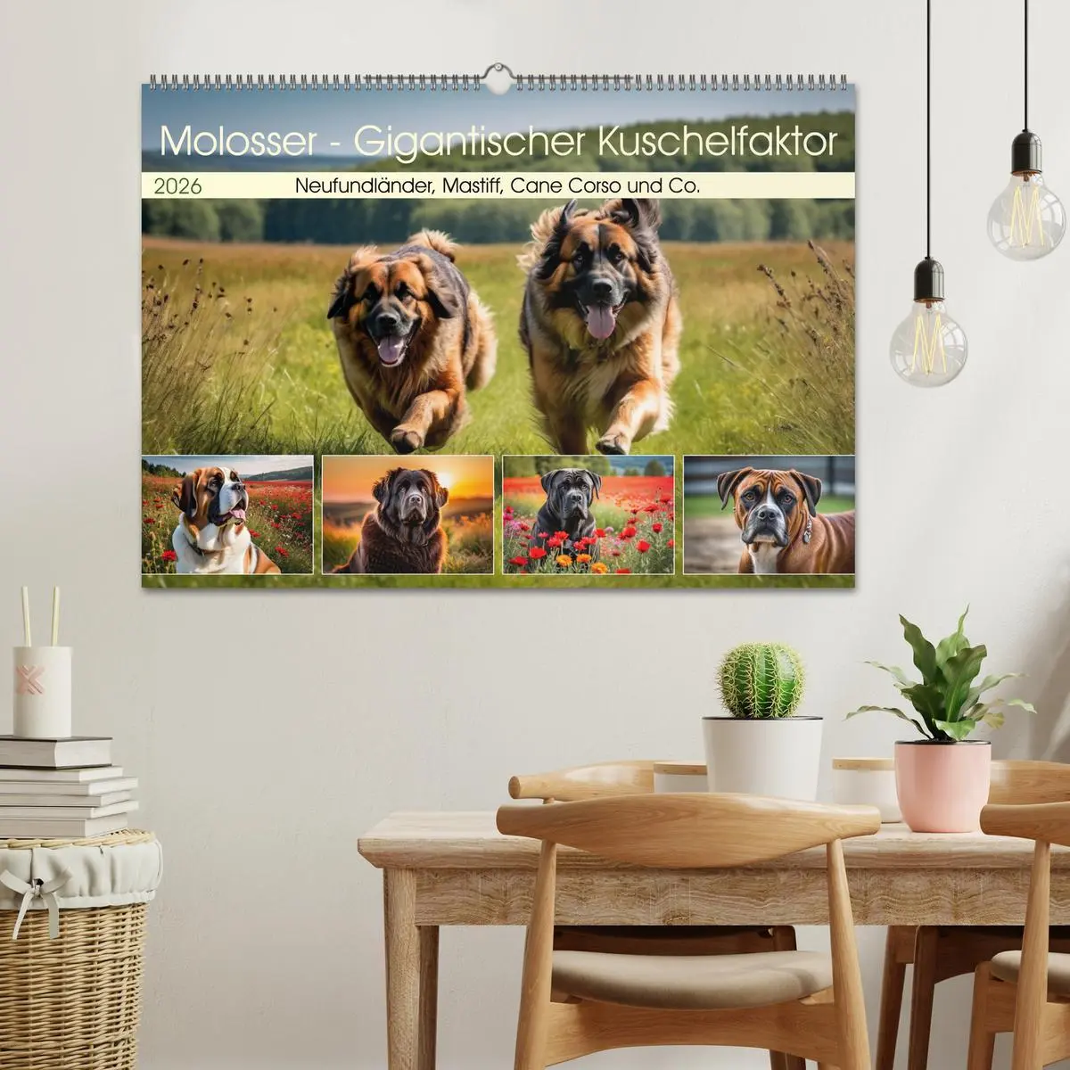 Bild: 9783457390016 | Molosser - Gigantischer Kuschelfaktor (Wandkalender 2026 DIN A2...