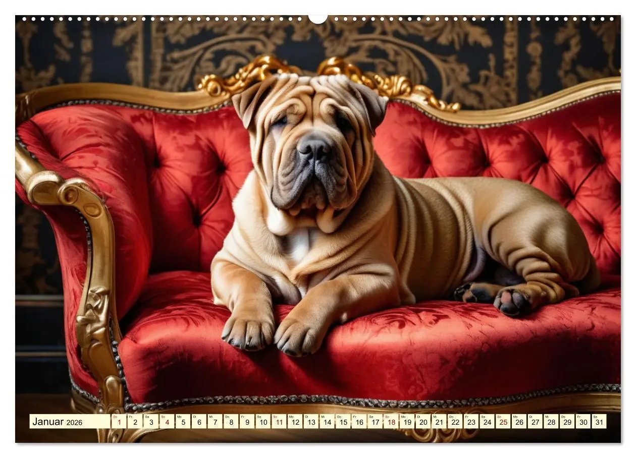 Bild: 9783457390016 | Molosser - Gigantischer Kuschelfaktor (Wandkalender 2026 DIN A2...