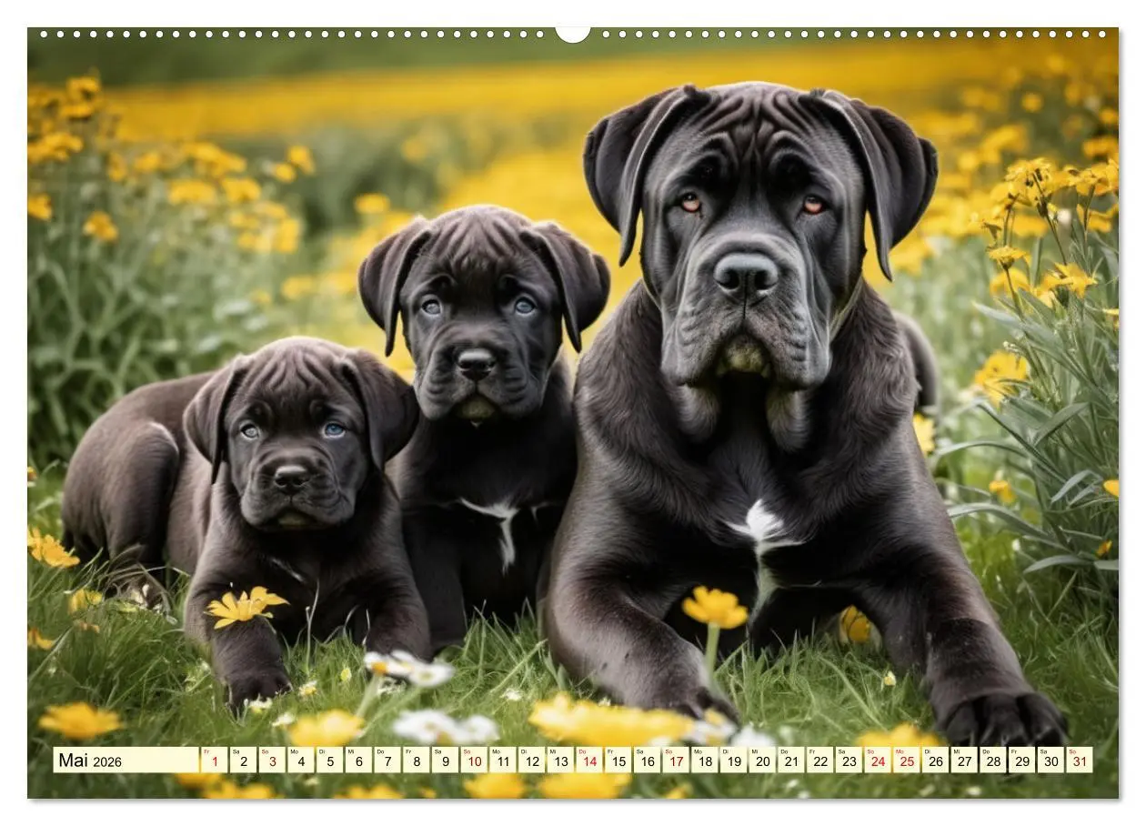 Bild: 9783457390016 | Molosser - Gigantischer Kuschelfaktor (Wandkalender 2026 DIN A2...
