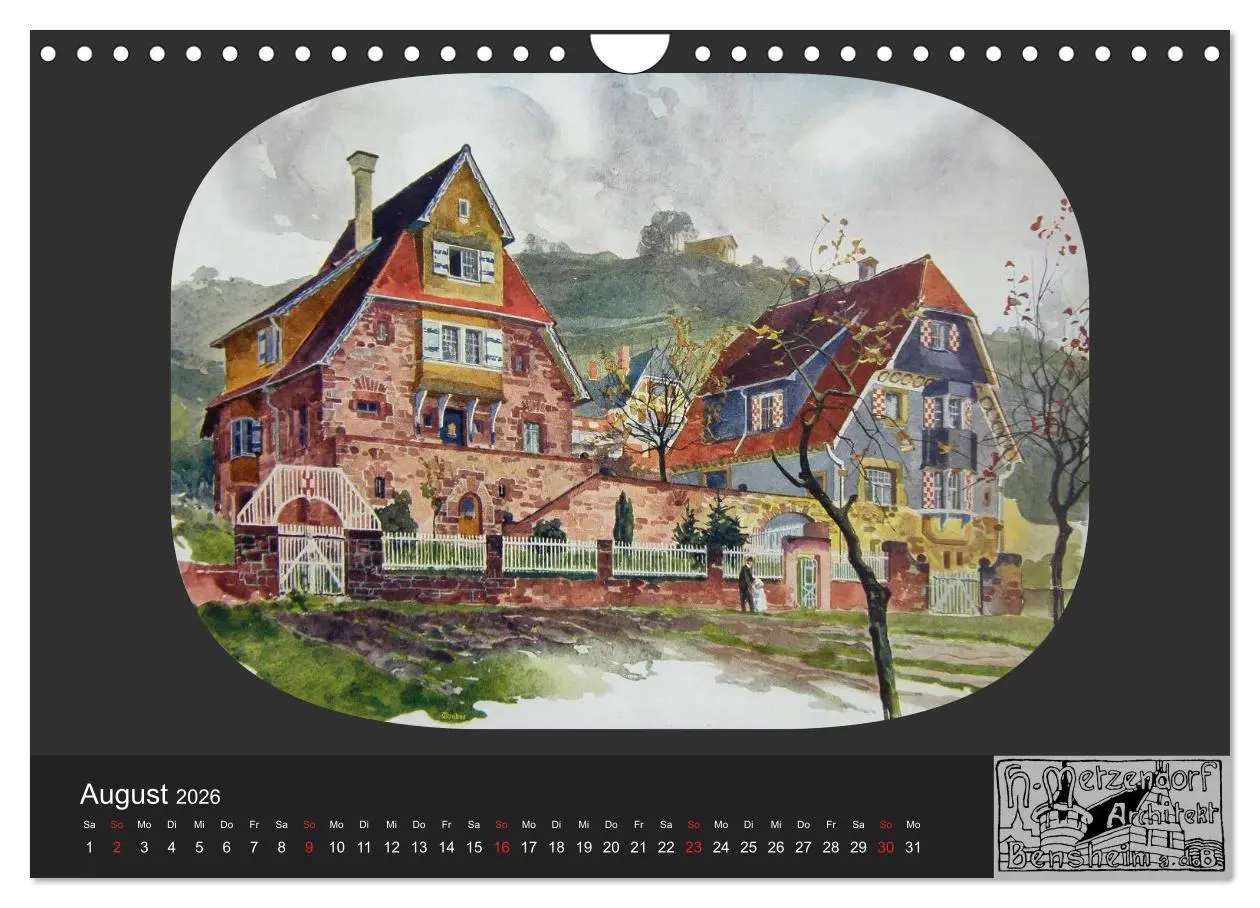 Bild: 9783516170016 | Lebensräume um 1900 (Wandkalender 2026 DIN A4 quer), CALVENDO...