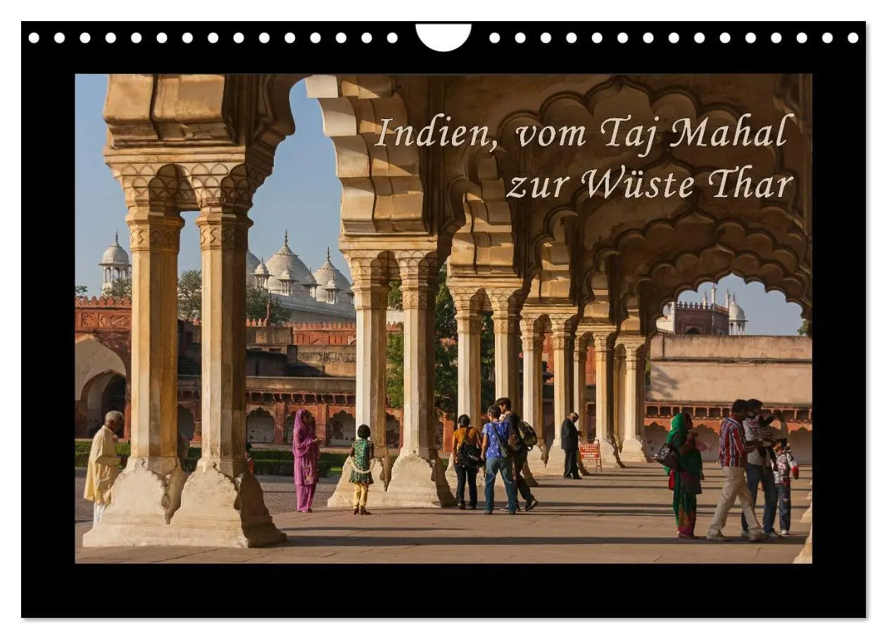 Cover: 9783516240016 | Indien, vom Taj Mahal zur Wüste Thar (Wandkalender 2026 DIN A4...