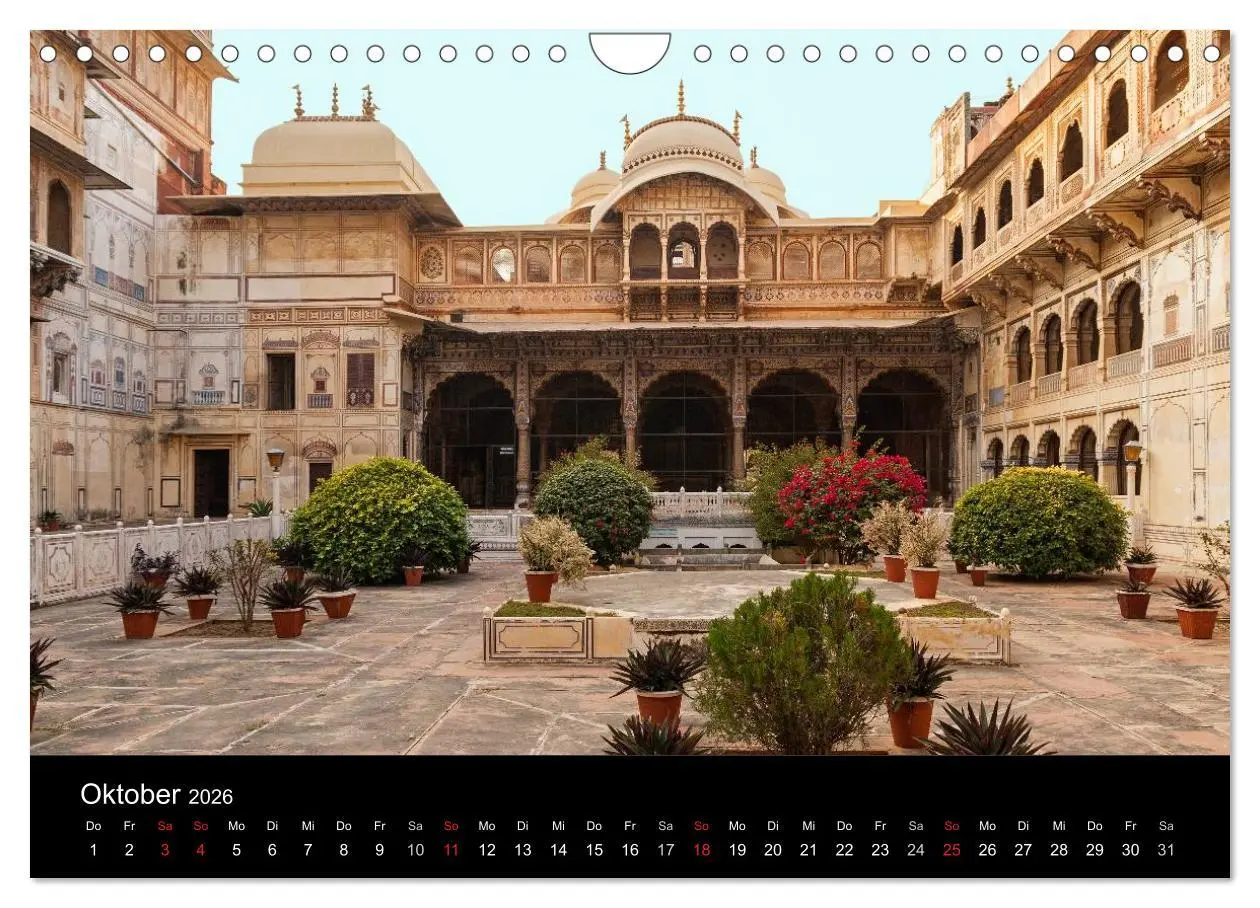 Bild: 9783516240016 | Indien, vom Taj Mahal zur Wüste Thar (Wandkalender 2026 DIN A4...