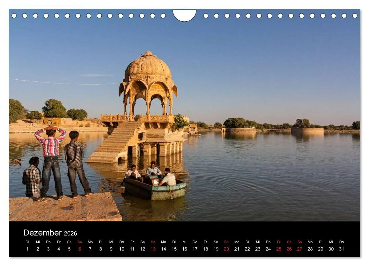 Bild: 9783516240016 | Indien, vom Taj Mahal zur Wüste Thar (Wandkalender 2026 DIN A4...