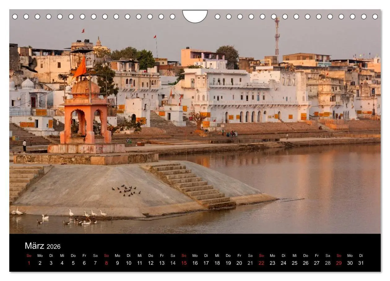 Bild: 9783516240016 | Indien, vom Taj Mahal zur Wüste Thar (Wandkalender 2026 DIN A4...