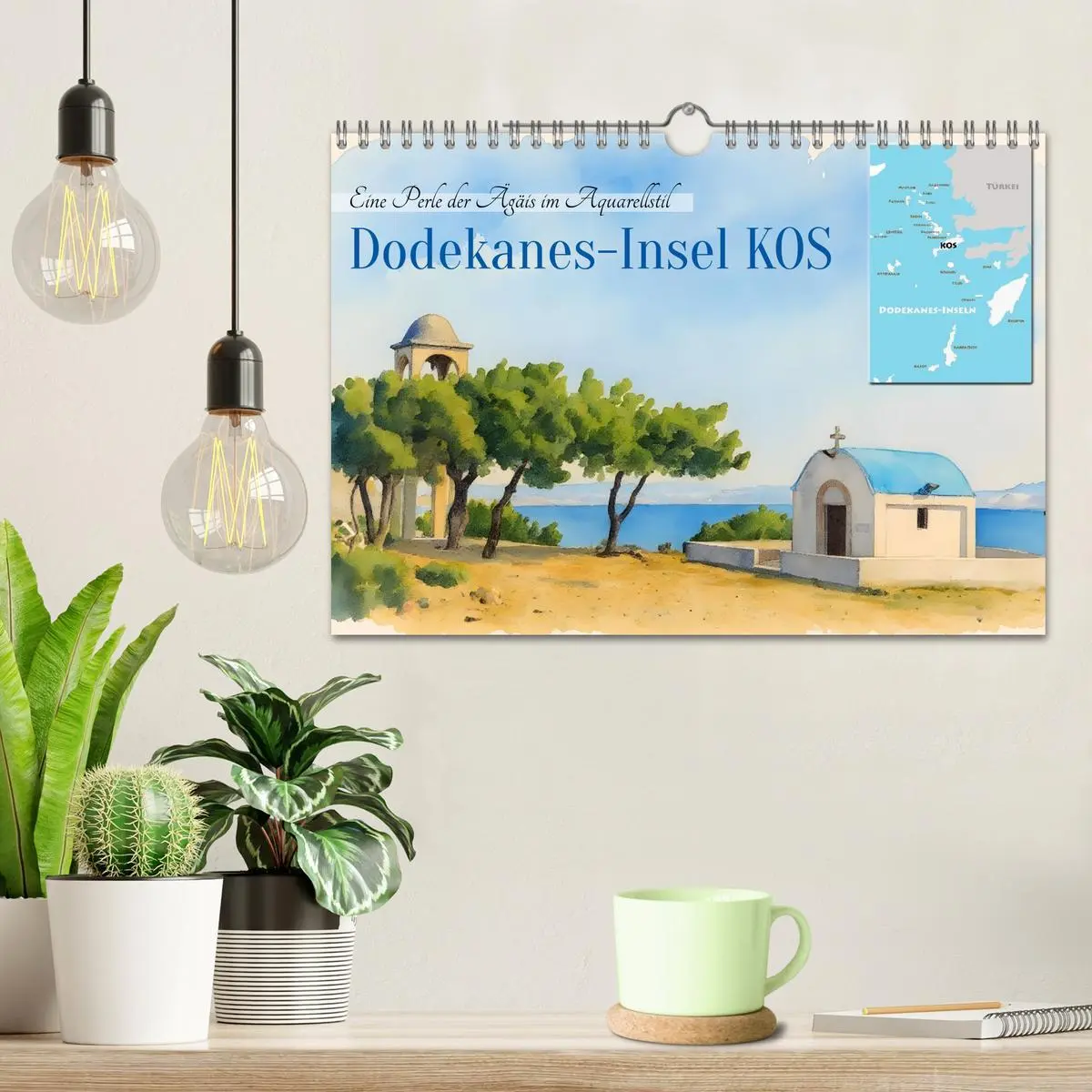 Bild: 9783516620016 | Dodekanes-Insel Kos (Wandkalender 2026 DIN A4 quer), CALVENDO...