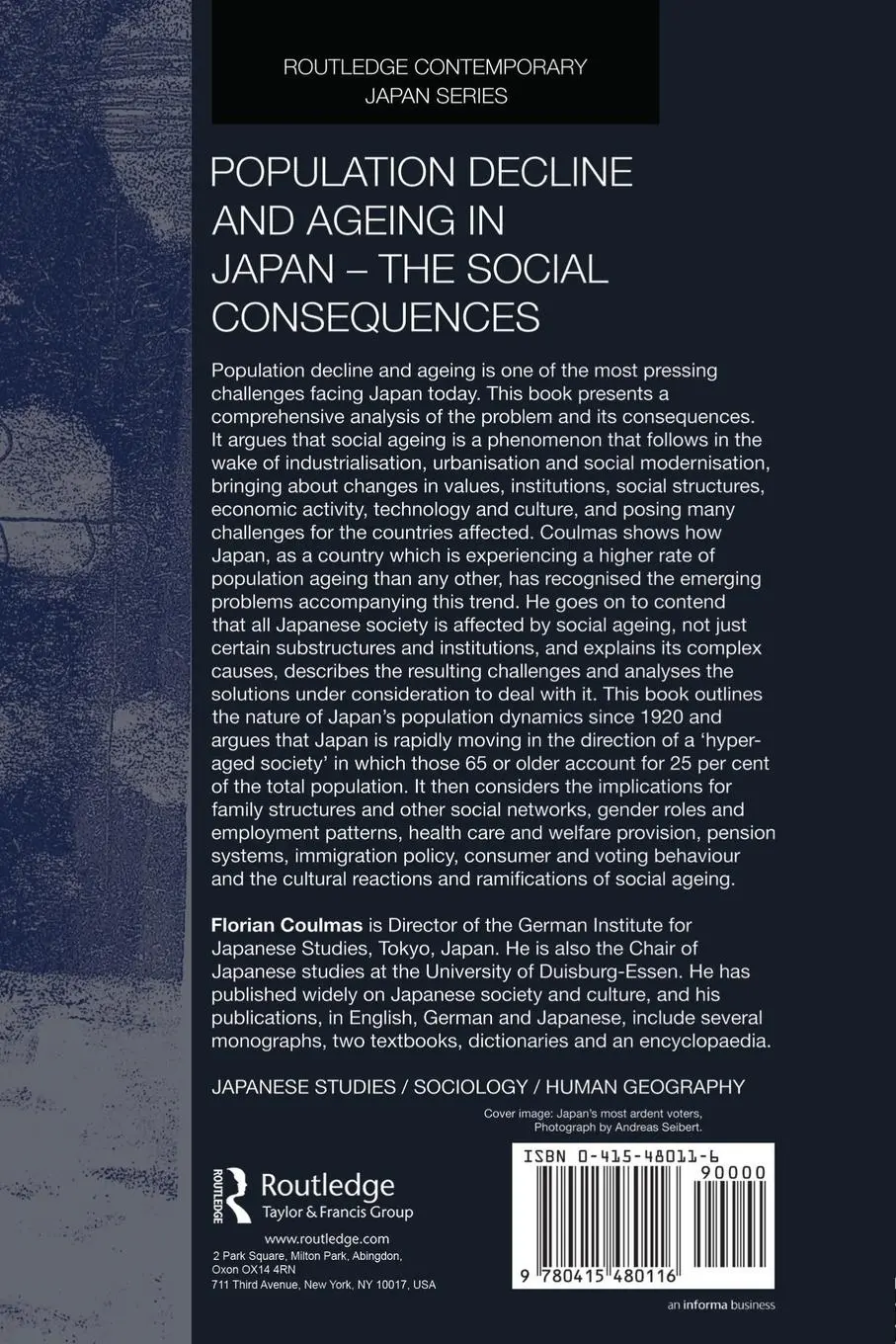 Rückseite: 9780415480116 | Population Decline and Ageing in Japan - The Social Consequences