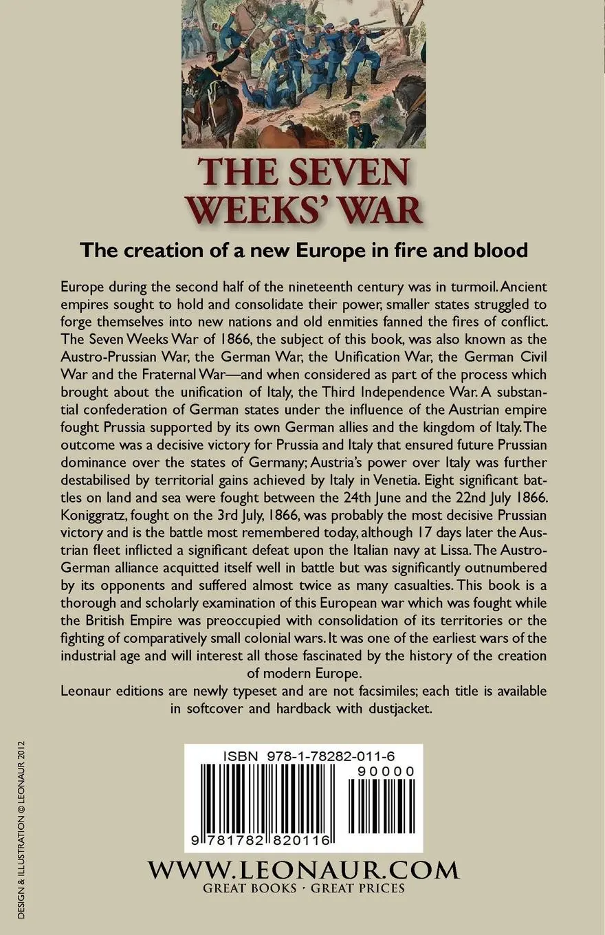 Rückseite: 9781782820116 | The Seven Weeks' War | the Austro-Prussian Conflict of 1866 | Hozier