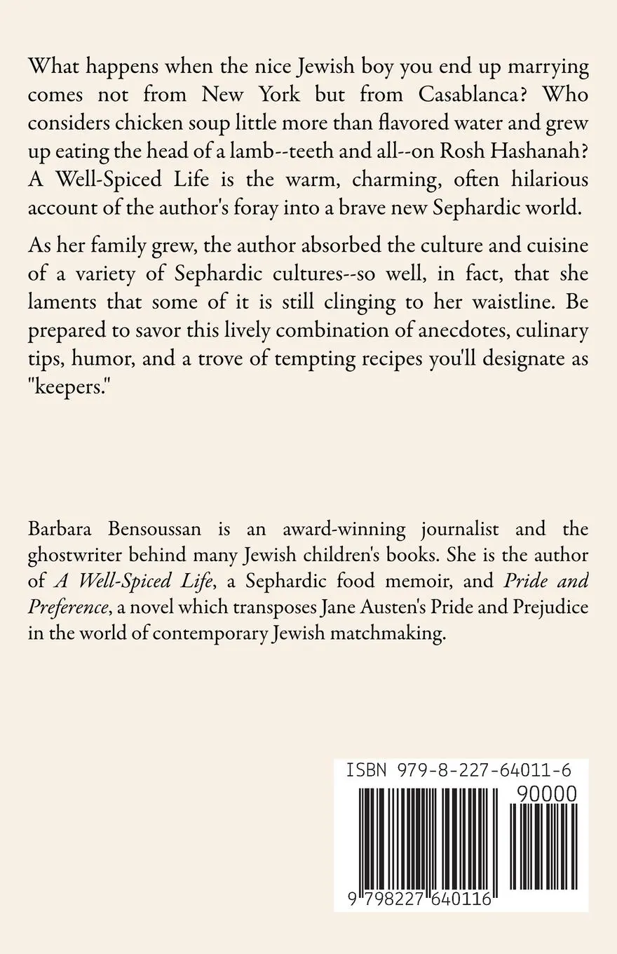 Rückseite: 9798227640116 | A Well-Spiced Life | Barbara Bensoussan | Taschenbuch | Englisch