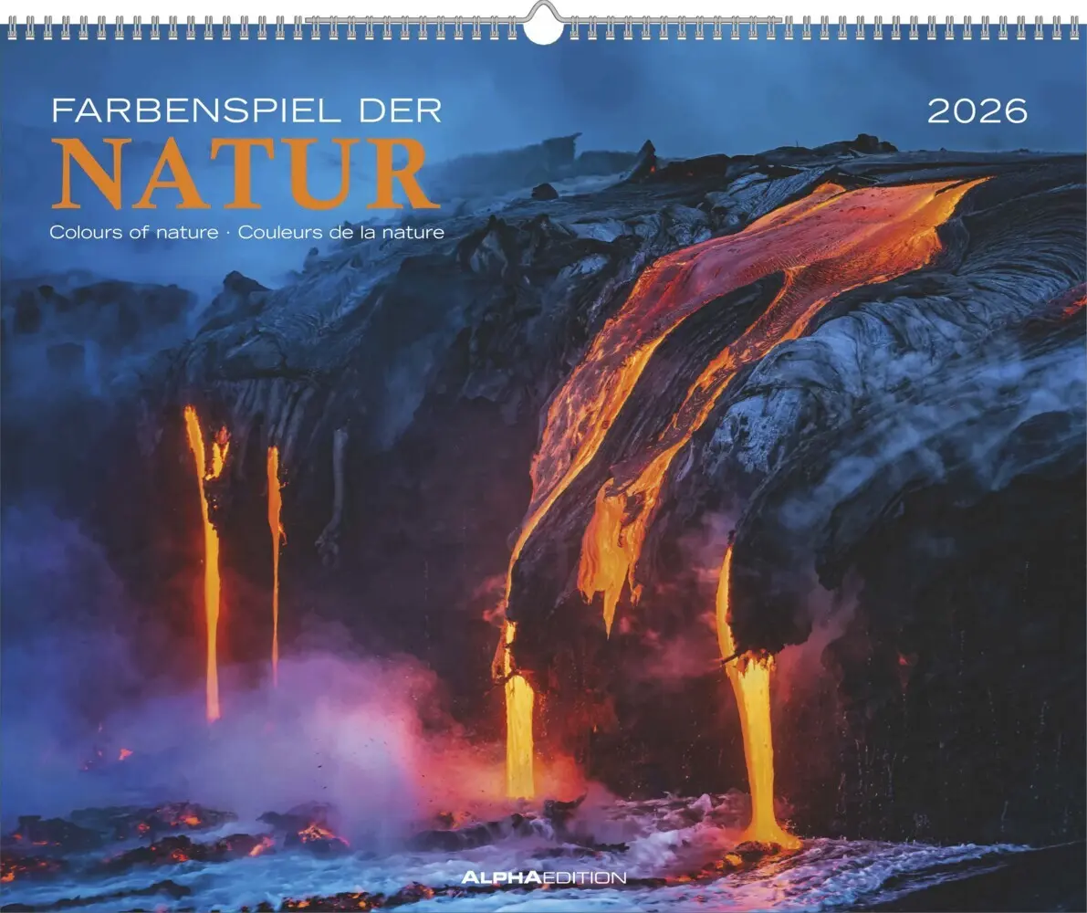 Cover: 4069095000216 | Alpha Edition - Farbenspiel der Natur 2026 - Wandkalender 52×42,5...