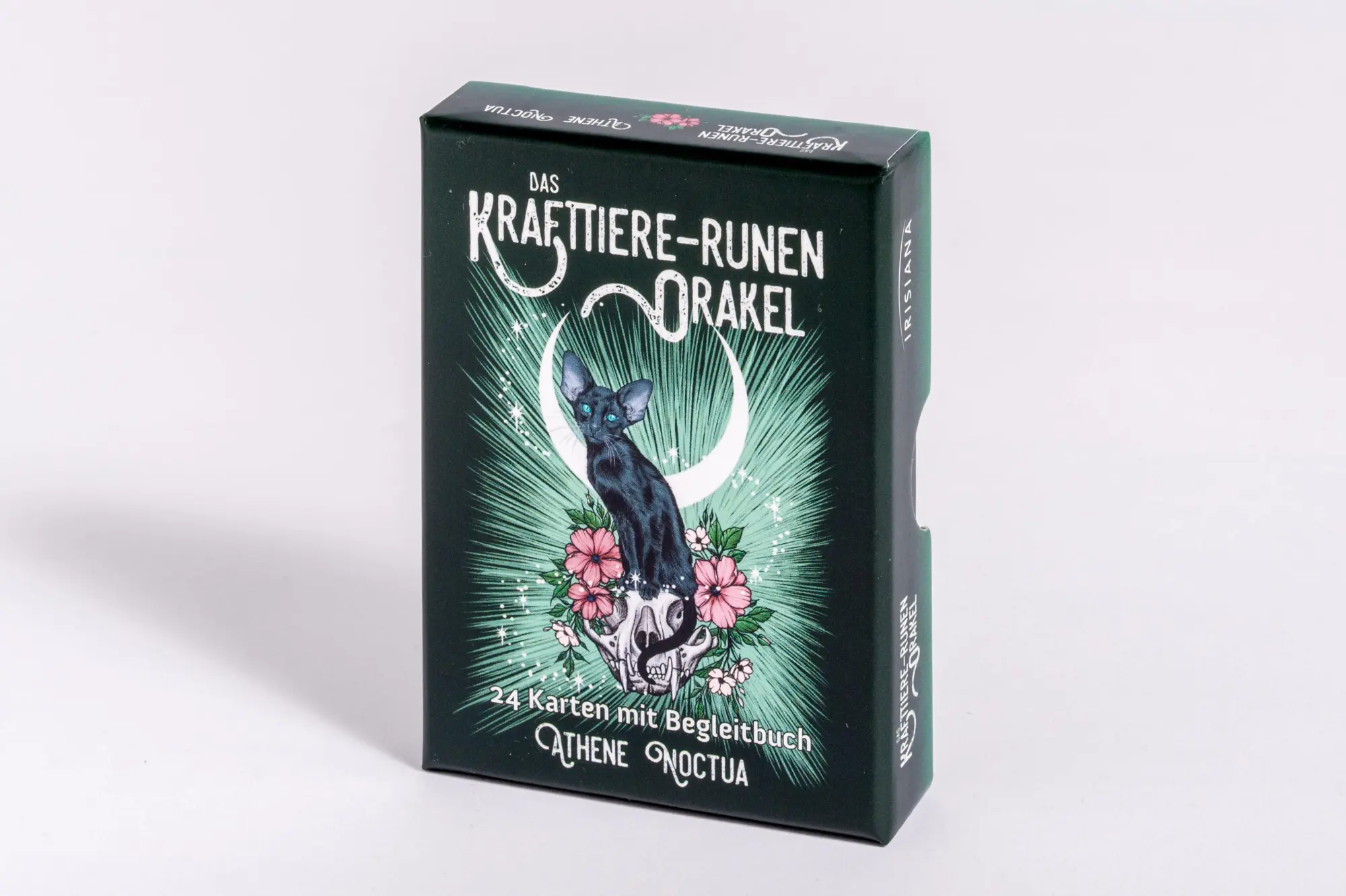 Bild: 4250939900216 | Das Krafttiere Runen Orakel | 24 Karten mit Begleitbuch | Noctua | Box