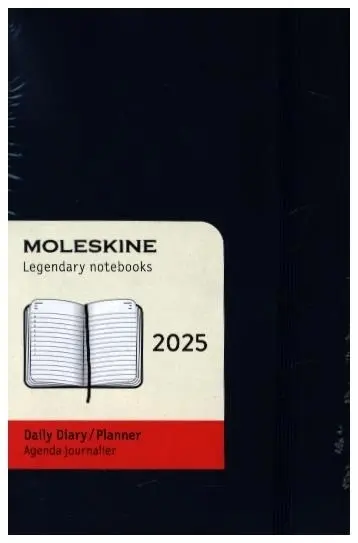 Cover: 8056999270216 | Moleskine 12 Monate Tageskalender 2025, Pocket/A6 | Buch | 400 S.