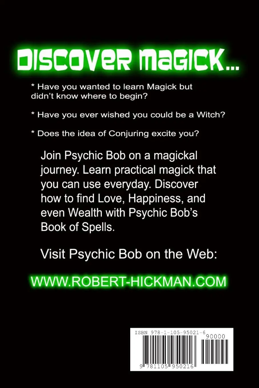 Rückseite: 9781105950216 | Psychic Bob's Book of Spells | Bob Hickman | Taschenbuch | Englisch