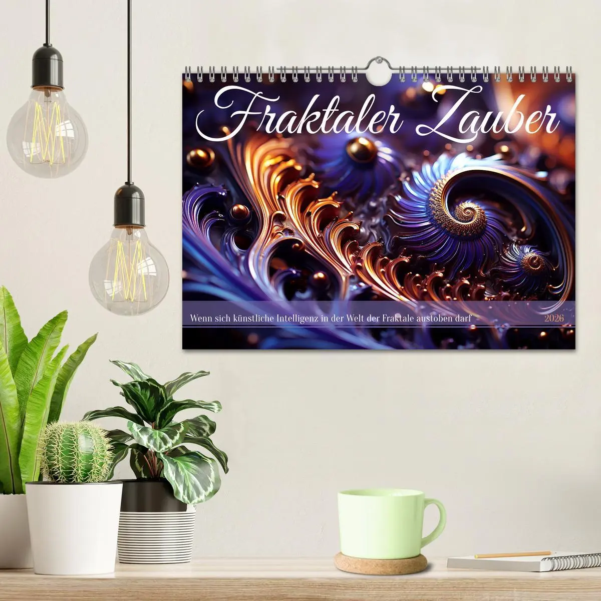 Bild: 9783457370216 | Fraktaler Zauber (Wandkalender 2026 DIN A4 quer), CALVENDO...