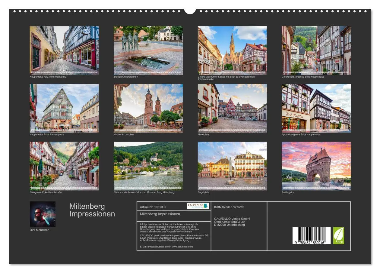 Bild: 9783457680216 | Miltenberg Impressionen (hochwertiger Premium Wandkalender 2026 DIN...