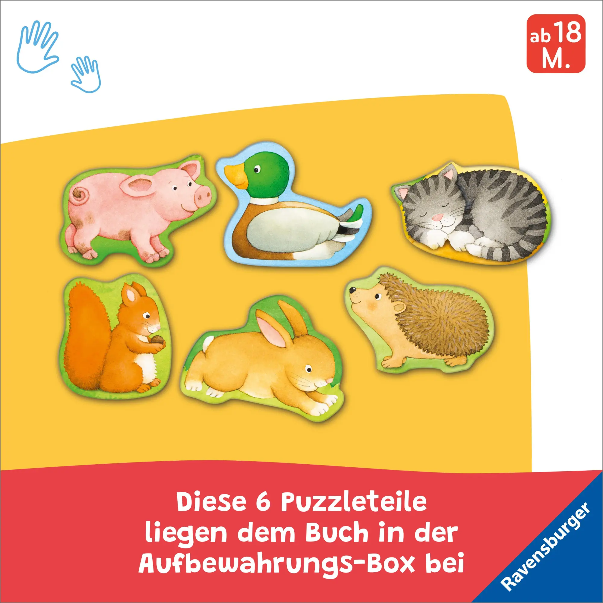 Bild: 9783473420216 | Mein liebstes Puzzle-Spielbuch - Tiere | Frauke Nahrgang | Buch | 2025