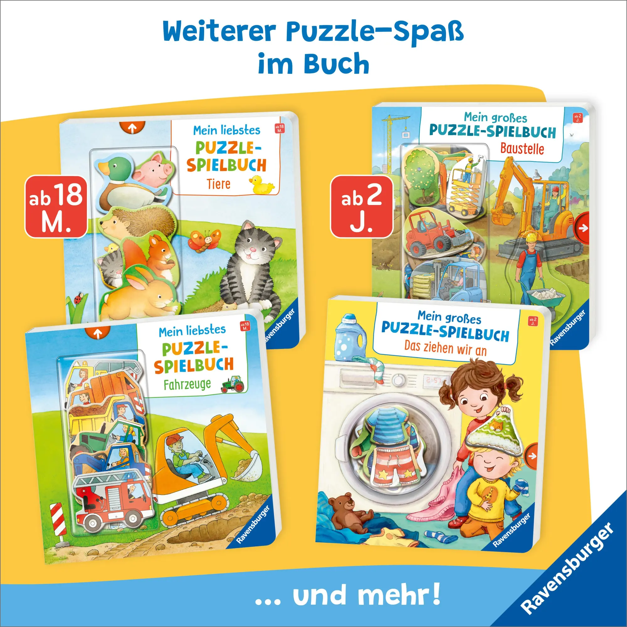 Bild: 9783473420216 | Mein liebstes Puzzle-Spielbuch - Tiere | Frauke Nahrgang | Buch | 2025