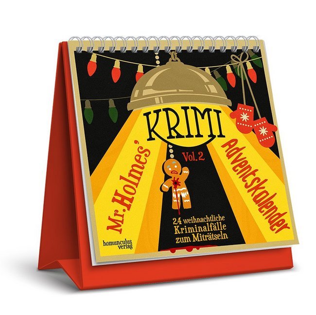 Cover: 9783946120216 | Mr. Holmes' Krimi-Adventskalender Vol. 2 | Krömer | Kalender | 48 S.