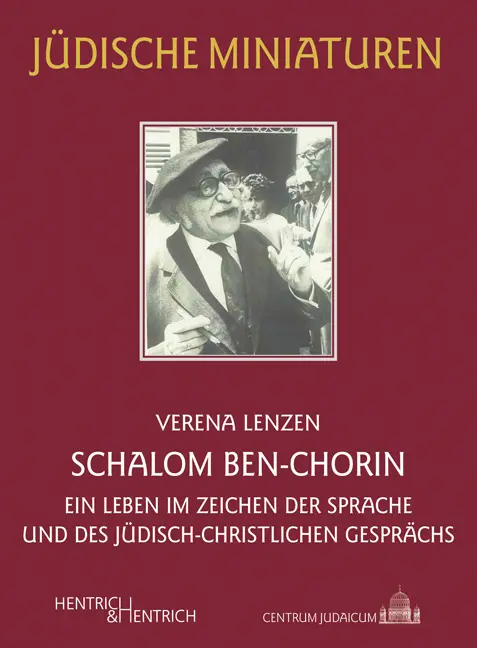 Cover: 9783955650216 | Schalom Ben-Chorin | Verena Lenzen | Taschenbuch | 96 S. | Deutsch