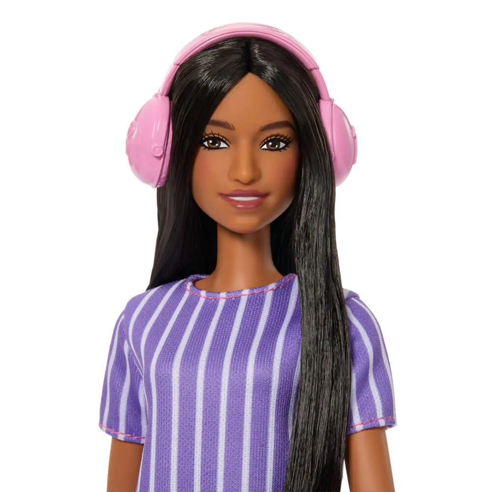 Bild: 194735340316 | Barbie Fashionista mit lila Streifen | Blister | JJN58 | Deutsch
