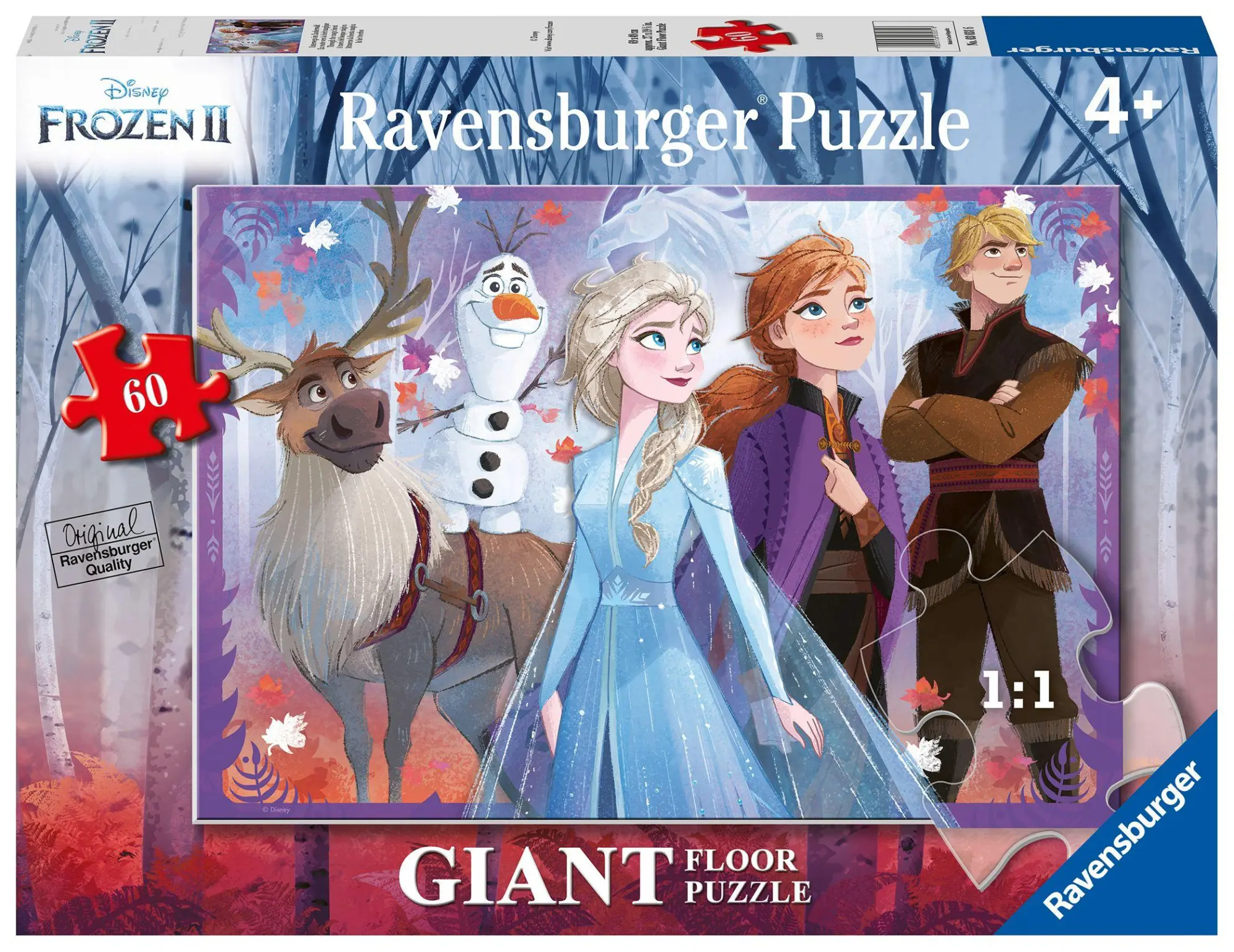 Cover: 4005556030316 | Ravensburger Kinderpuzzle 03031 - Die Eiskönigin 2: Unterwegs im...