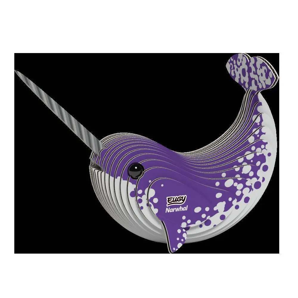 Bild: 9421035150316 | EUGY - 3D Bastelset Narwal | Kit (Bastelset) | In Karton | 650033