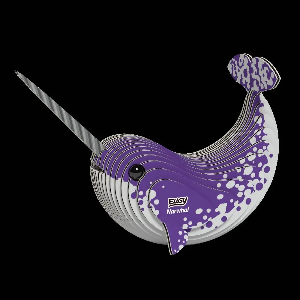 Bild: 9421035150316 | EUGY - 3D Bastelset Narwal | Kit (Bastelset) | In Karton | 650033