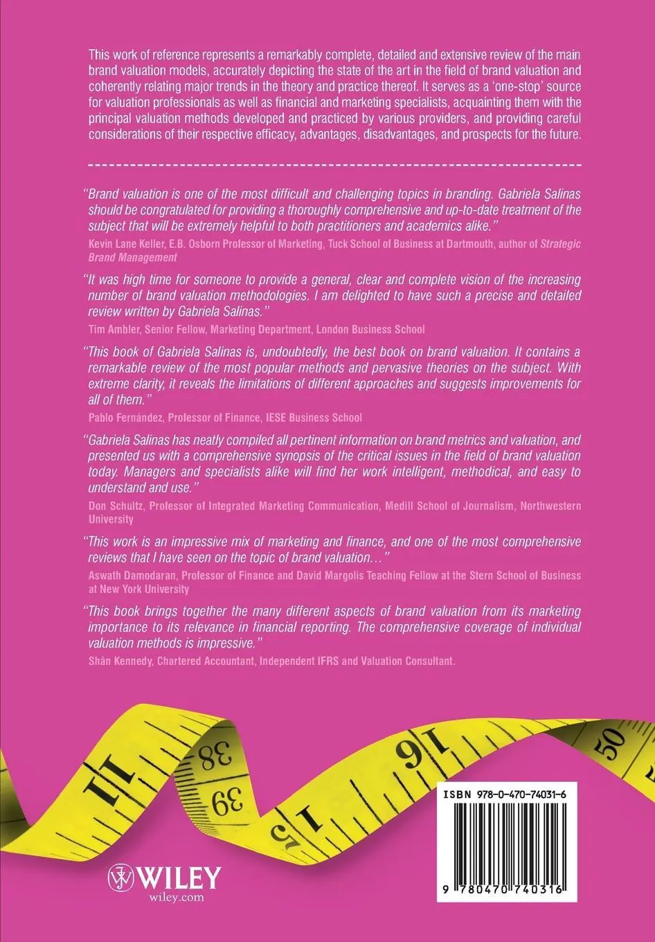 Cover: 9780470740316 | The International Brand Valuation Manual | Gabriela Salinas | Buch