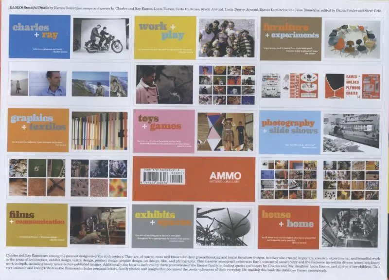 Rückseite: 9781623260316 | Eames: Beautiful Details | Eames Demetrios (u. a.) | Buch | Gebunden