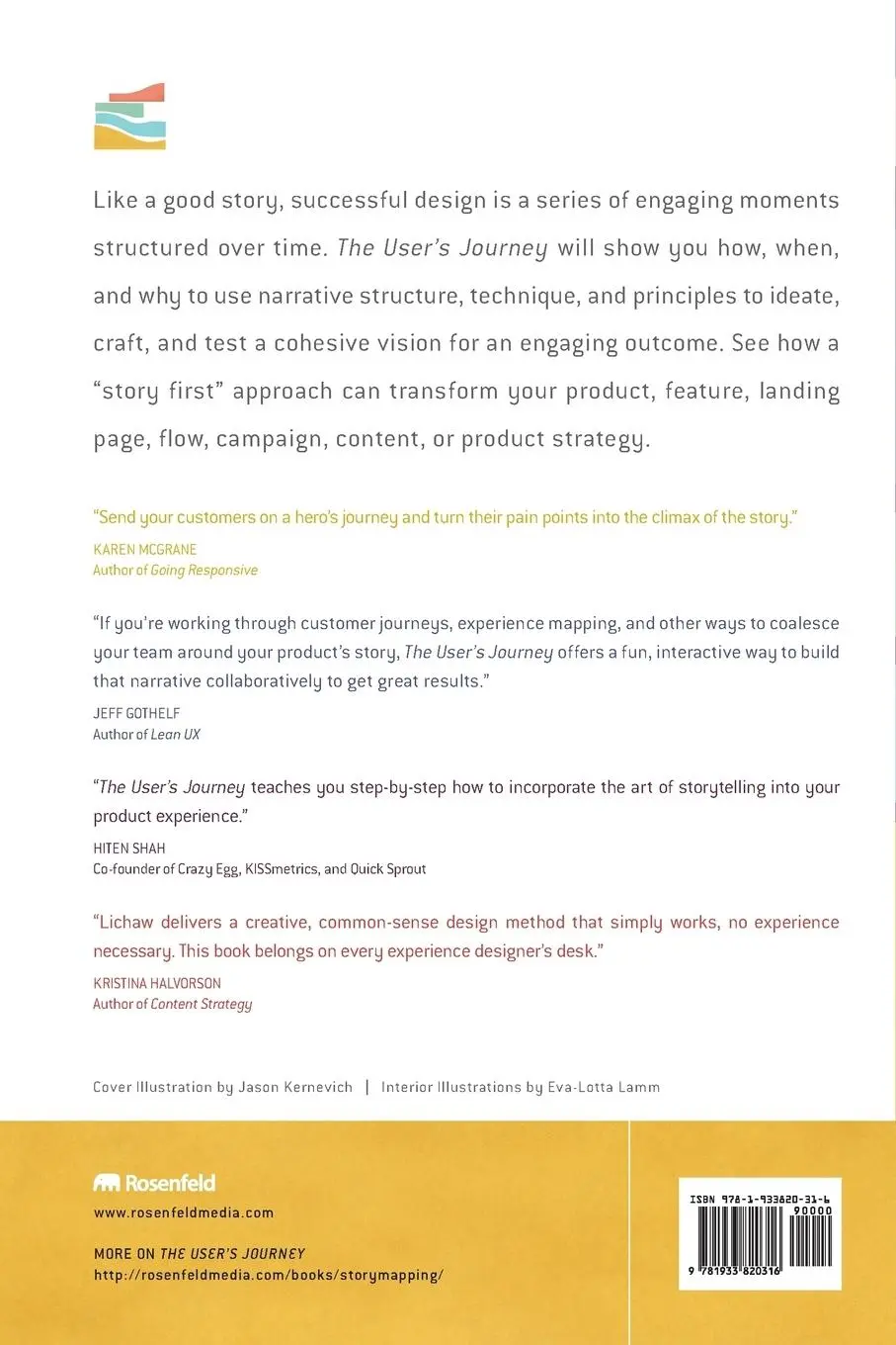 Rückseite: 9781933820316 | The User's Journey | Storymapping Products That People Love | Lichaw