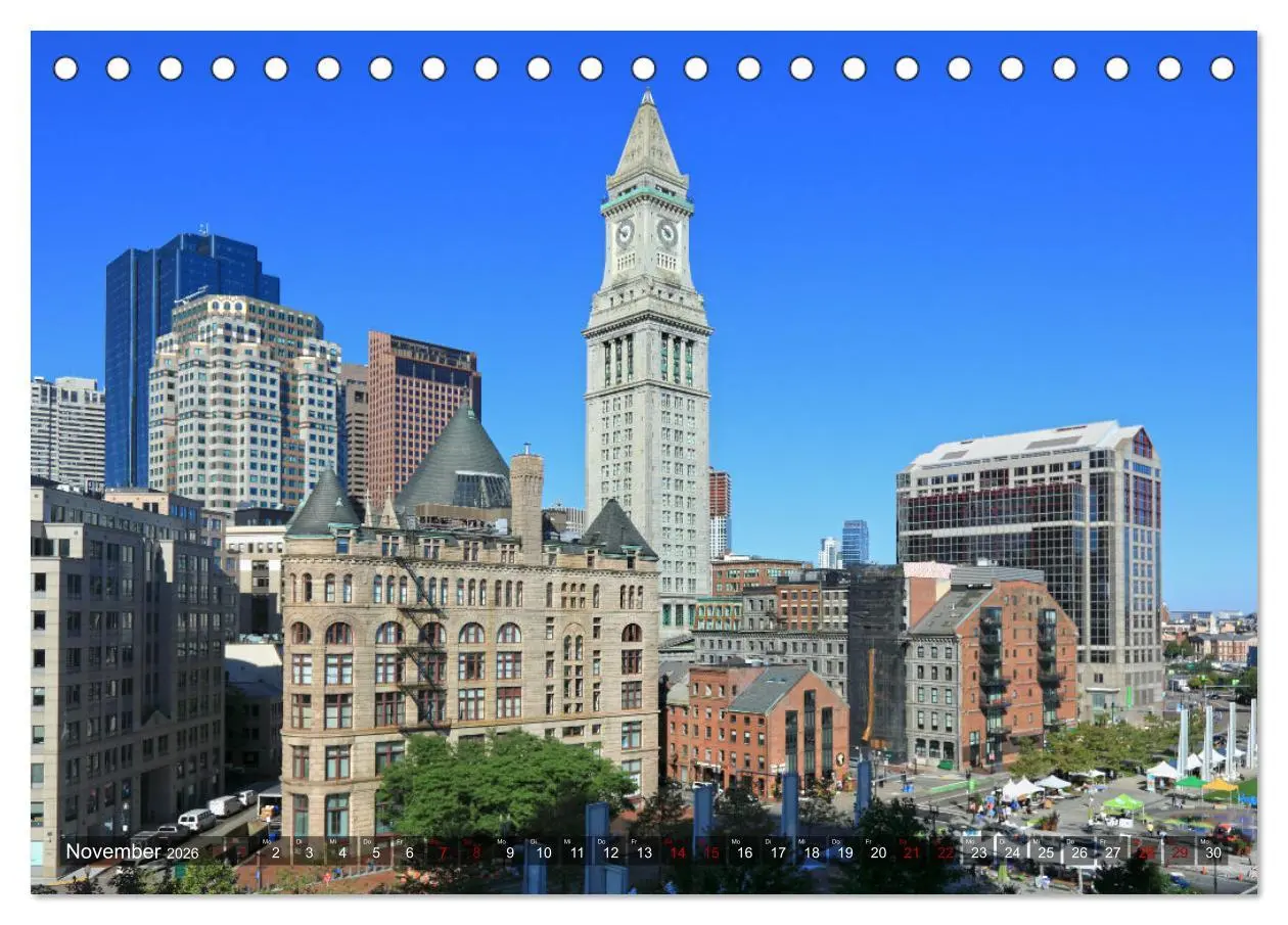 Bild: 9783457670316 | Boston - Stadt der Kontraste (Tischkalender 2026 DIN A5 quer),...