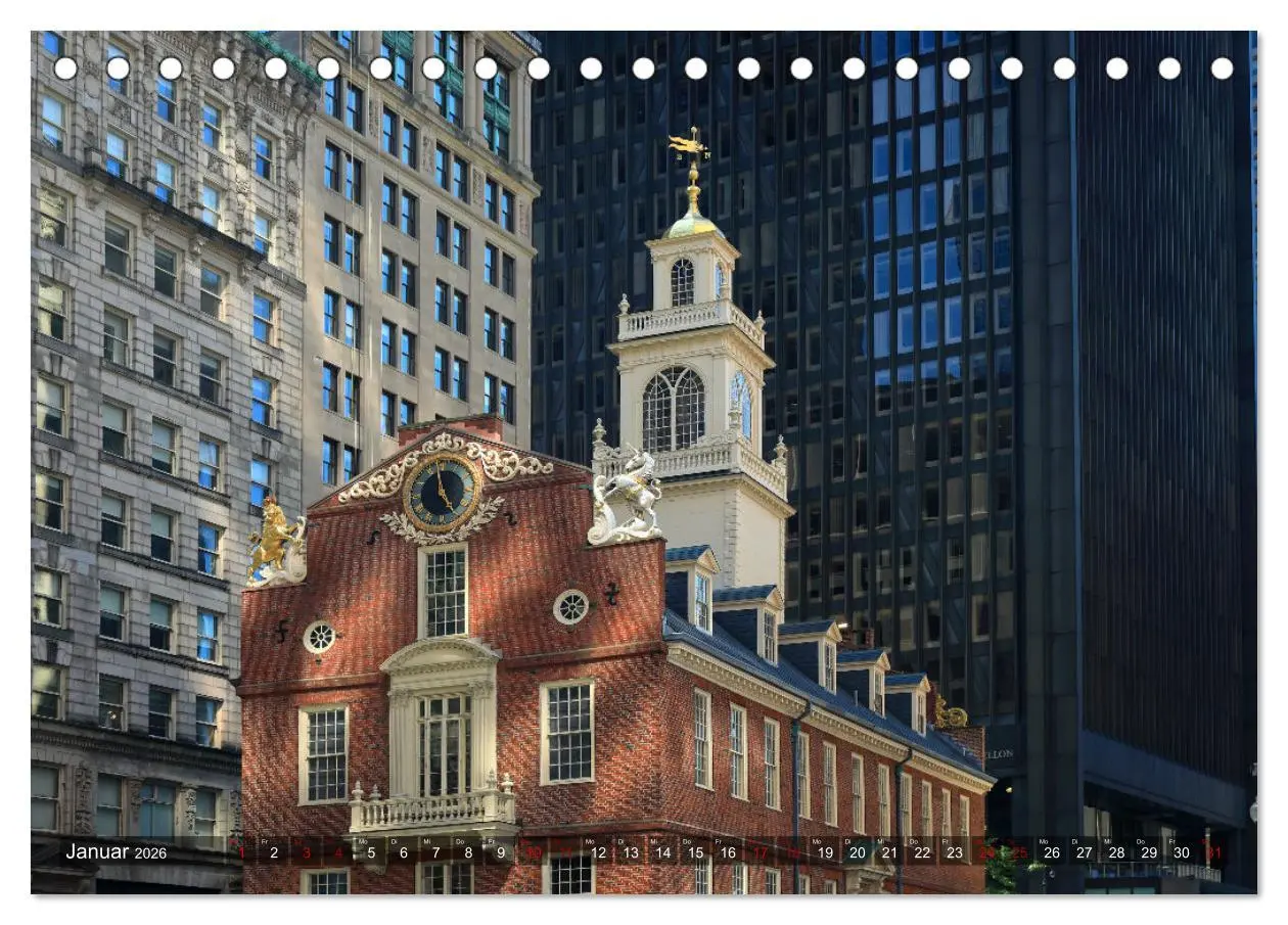 Bild: 9783457670316 | Boston - Stadt der Kontraste (Tischkalender 2026 DIN A5 quer),...