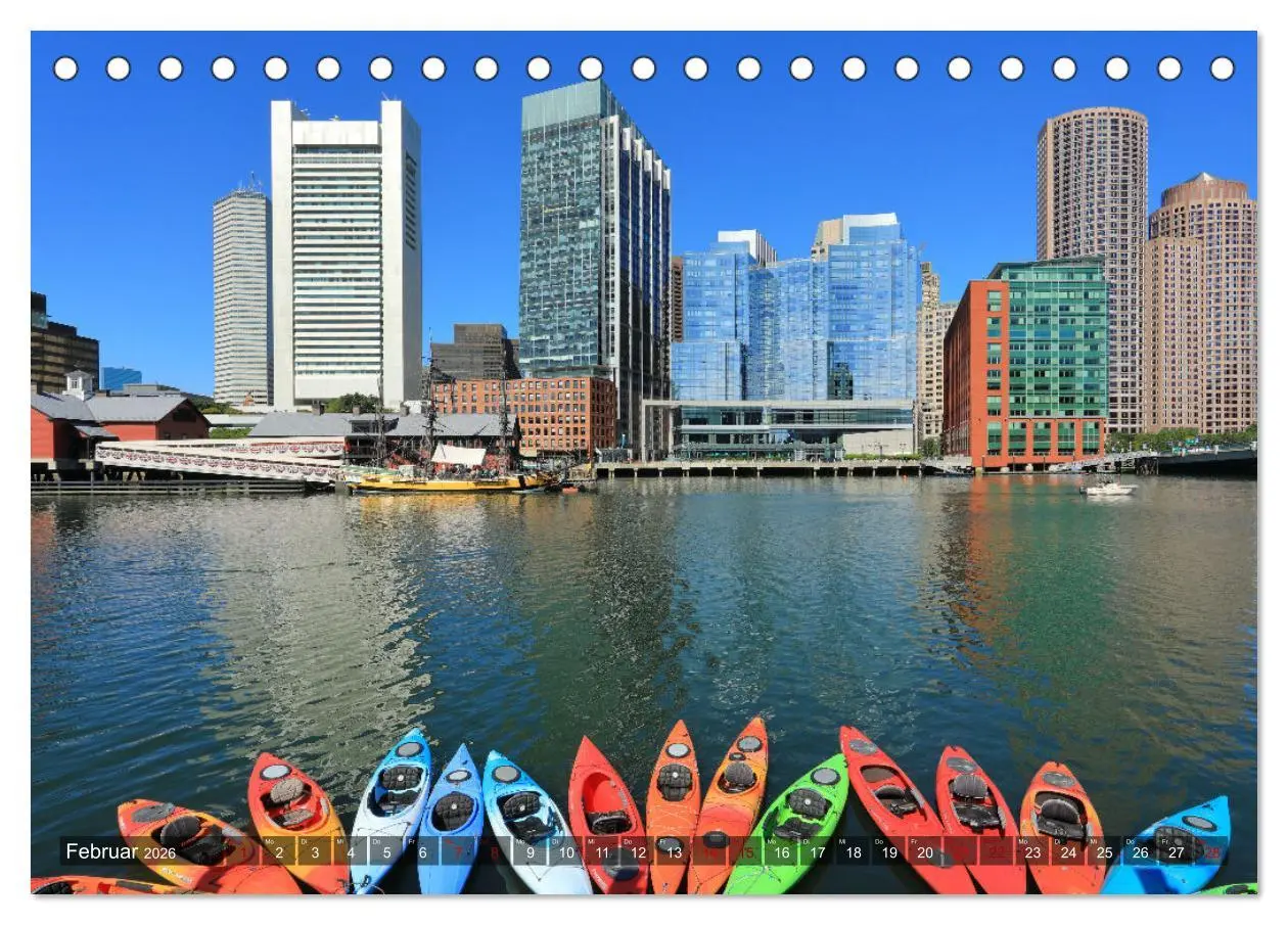 Bild: 9783457670316 | Boston - Stadt der Kontraste (Tischkalender 2026 DIN A5 quer),...