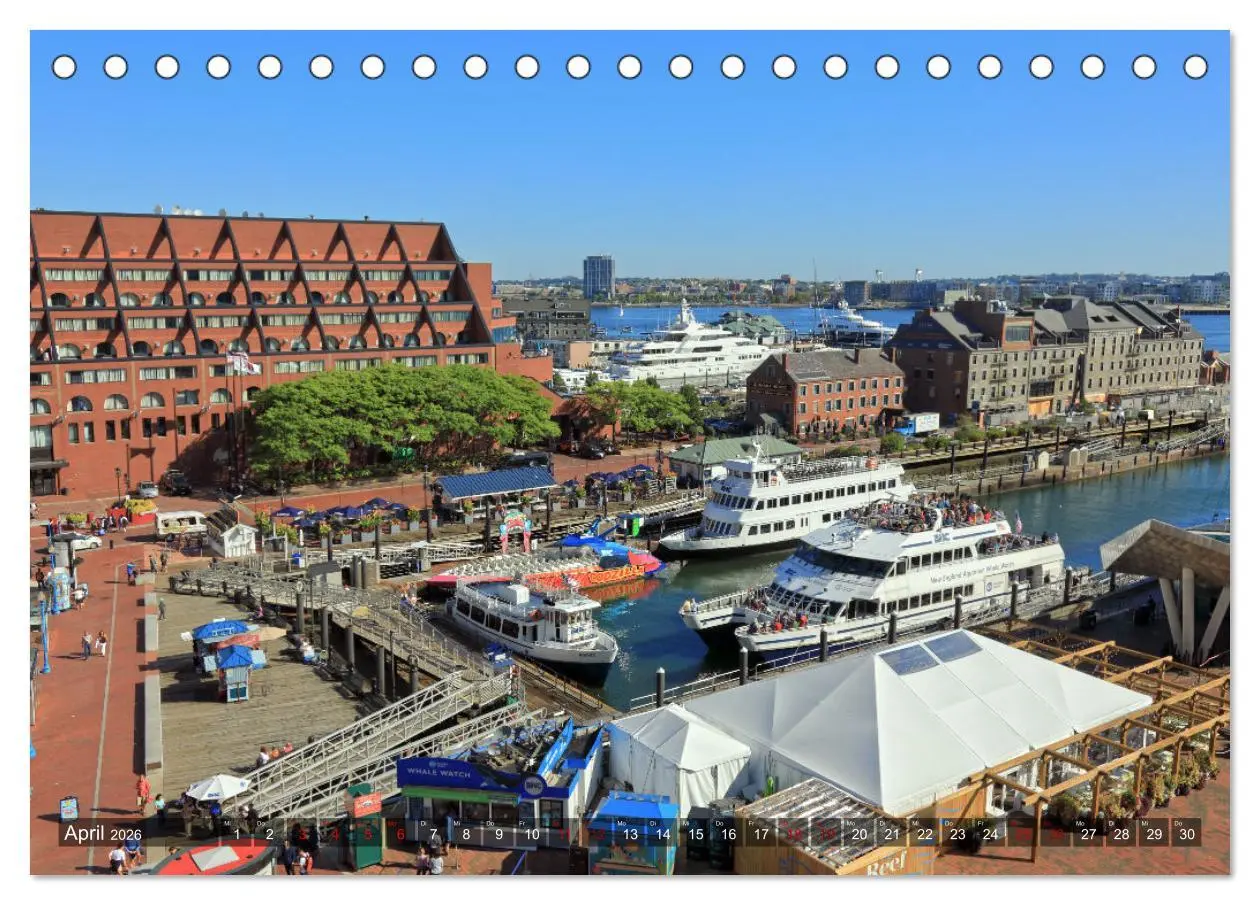 Bild: 9783457670316 | Boston - Stadt der Kontraste (Tischkalender 2026 DIN A5 quer),...