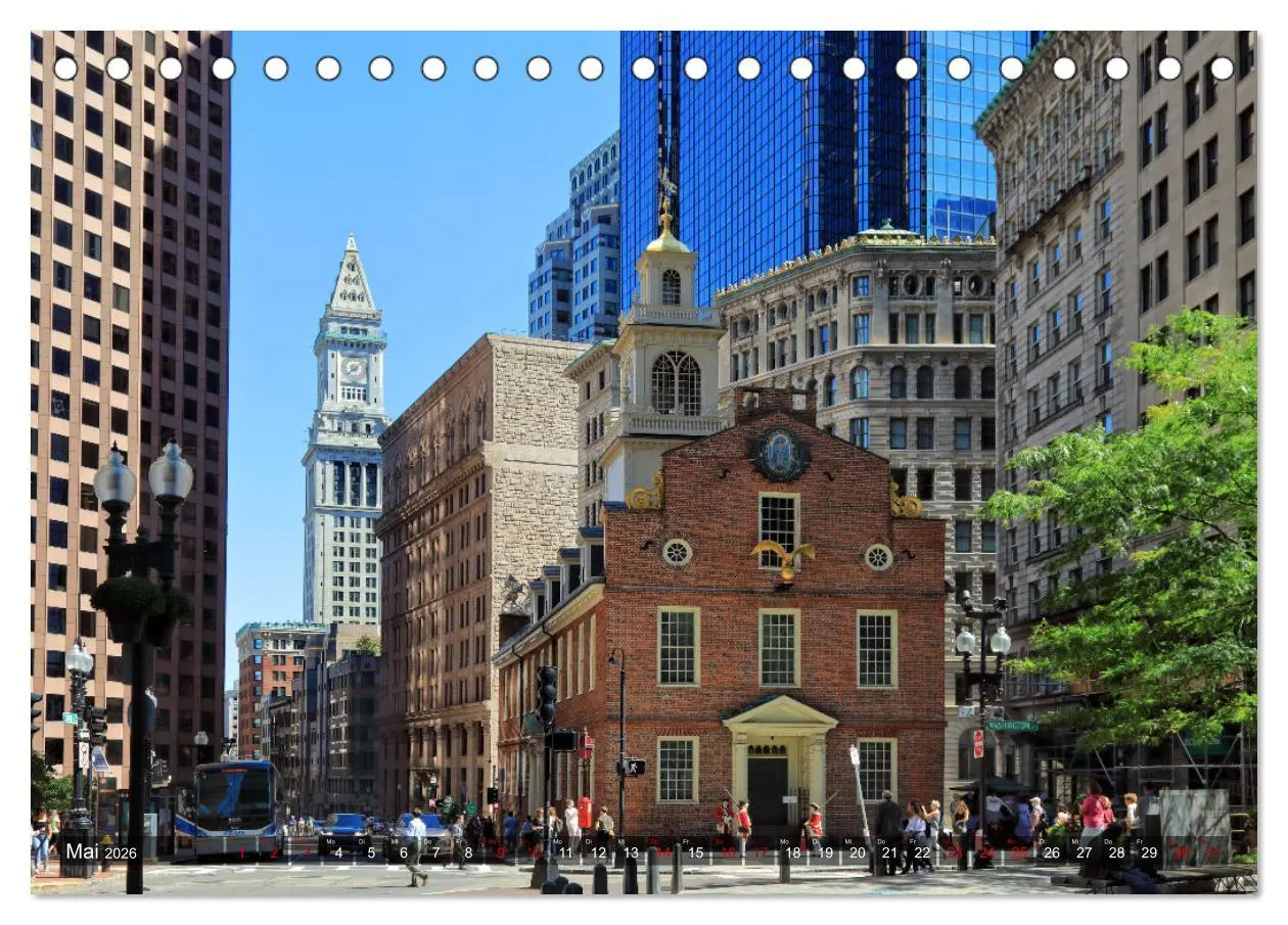 Bild: 9783457670316 | Boston - Stadt der Kontraste (Tischkalender 2026 DIN A5 quer),...