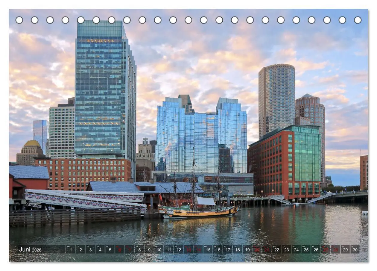 Bild: 9783457670316 | Boston - Stadt der Kontraste (Tischkalender 2026 DIN A5 quer),...