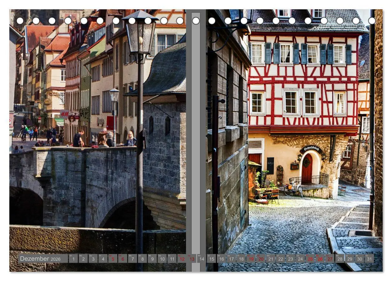 Bild: 9783457740316 | Stadtspaziergang durch Schwäbisch Hall (Tischkalender 2026 DIN A5...