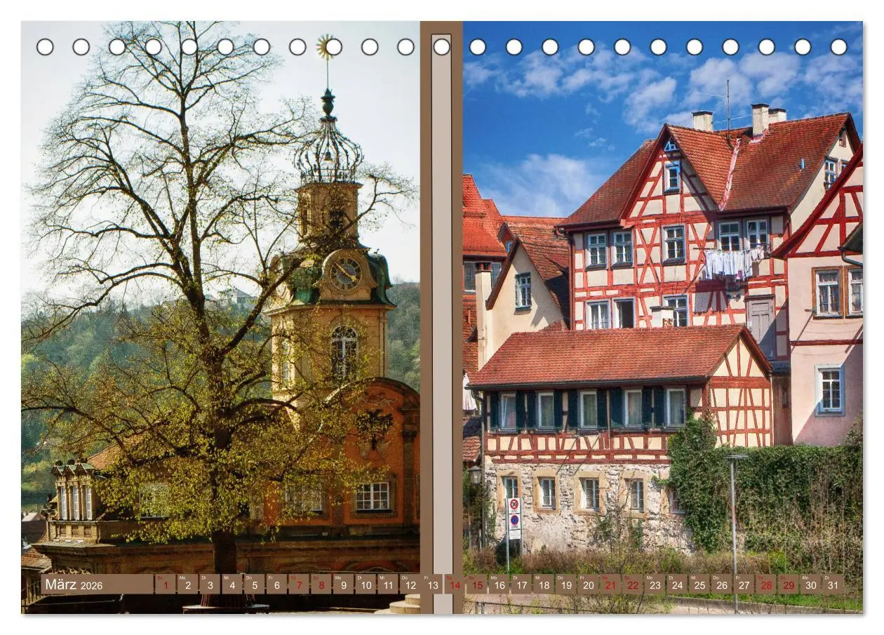 Bild: 9783457740316 | Stadtspaziergang durch Schwäbisch Hall (Tischkalender 2026 DIN A5...