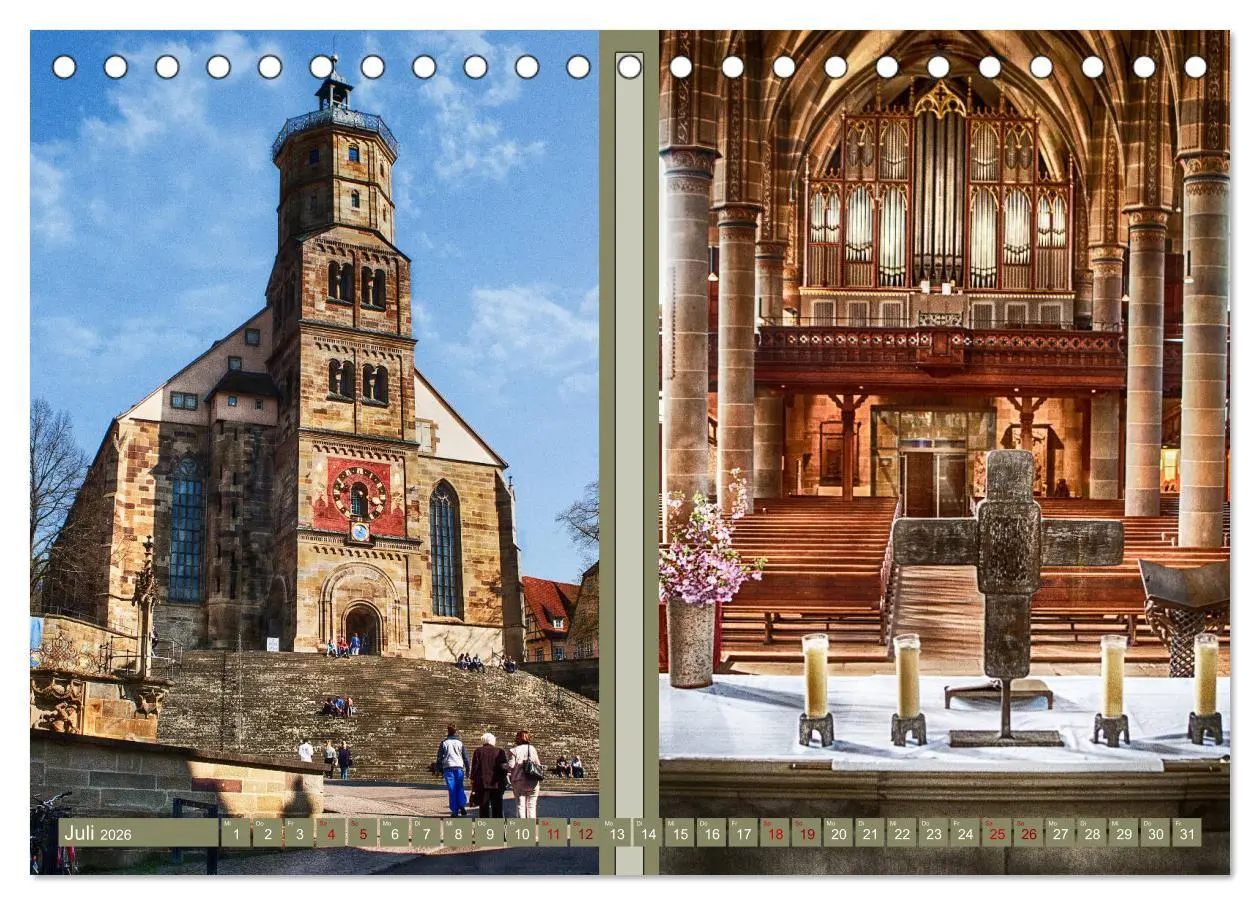 Bild: 9783457740316 | Stadtspaziergang durch Schwäbisch Hall (Tischkalender 2026 DIN A5...